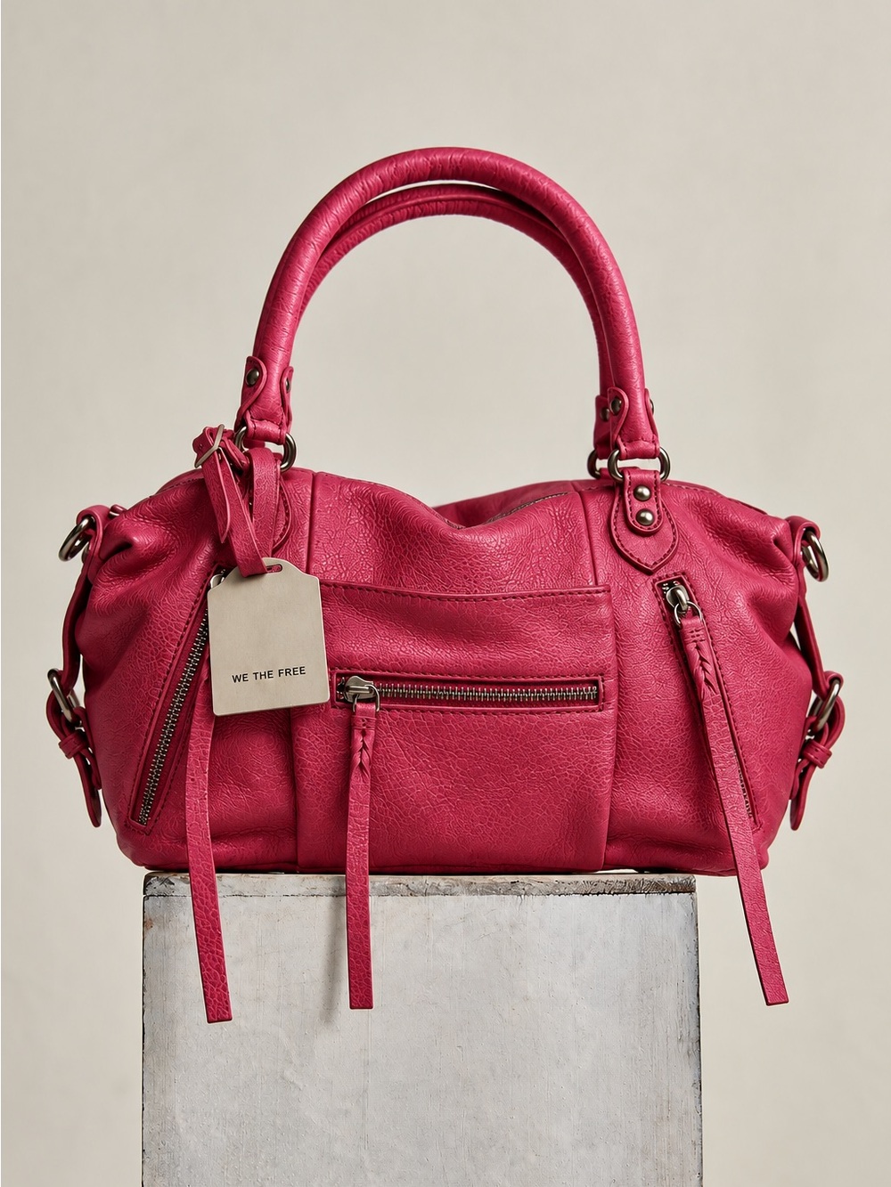 FREE PEOPLE We The Free Baby Emerson Tote Bag In 🔥 Acai 🔥 NWT
